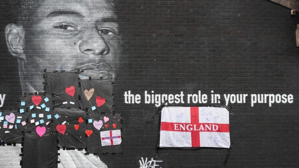 Rashford responded to support receive after his mural was initially defaced. GOAL