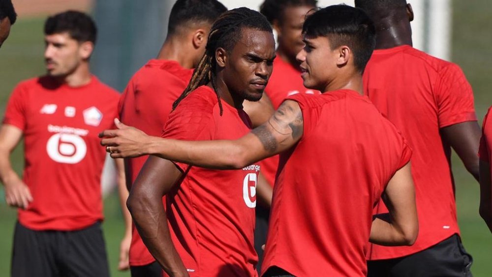 Renato Sanches titulaire avec Lille. AFP