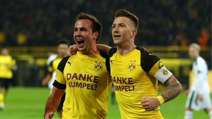 Gotze vibra com fim de ‘jejum’ após goleada do Dortmund