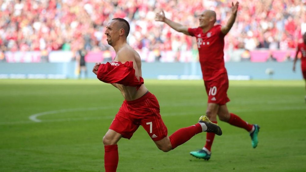Franck Ribery and Arjen Robben together. GOAL