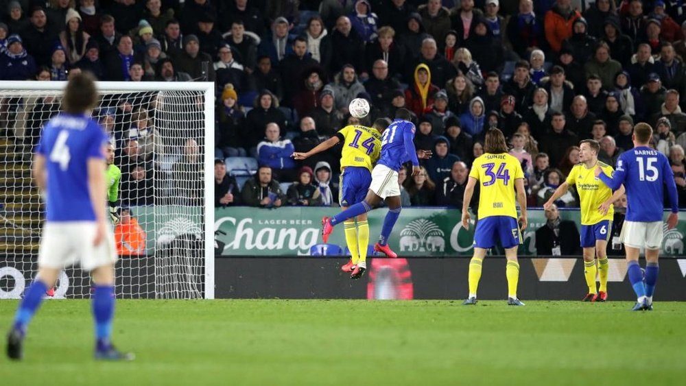 Ricardo Pereira gave Leicester victory late on versus Birmingham. GOAL