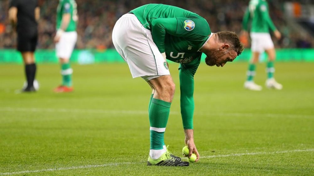 Ireland's performance wasn't affected by the protest. GOAL