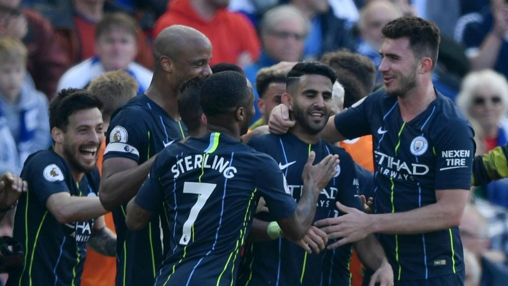 Sterling's City have now won back-to-back league titles. GOAL