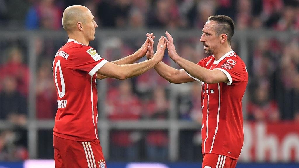 Heynckes pays tribute to 'outstanding' duo Ribery and Robben