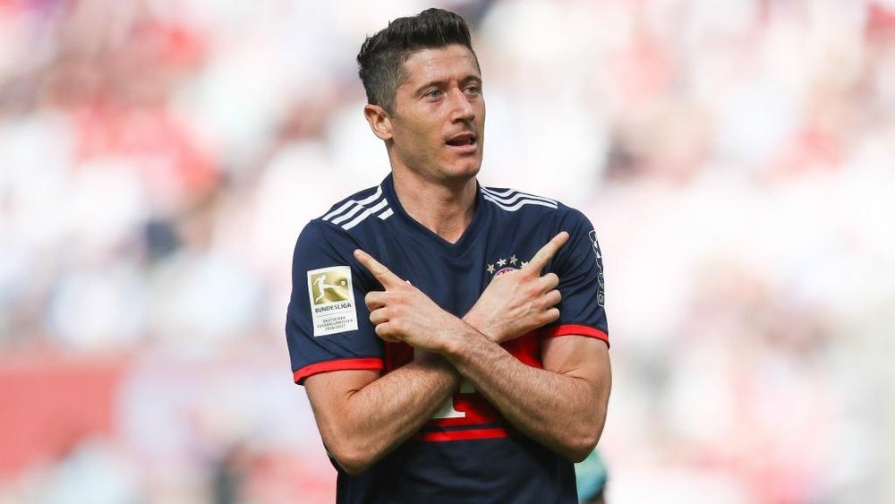 Lewandowski was the top scorer in the Bundesliga this season. GOAL