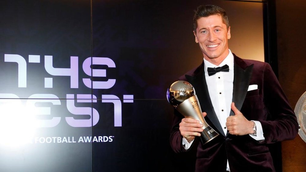 Lewandowski mereceu ser o melhor do mundo da Fifa em 2021. AFP