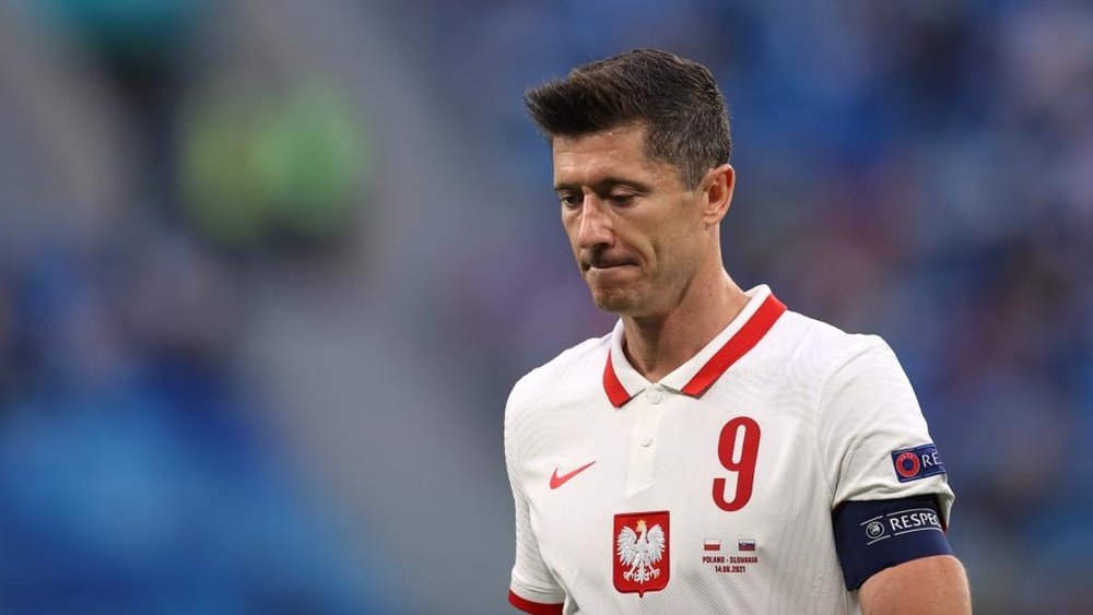 Lewandowski failed to register a shot on target against Slovakia. GOAL