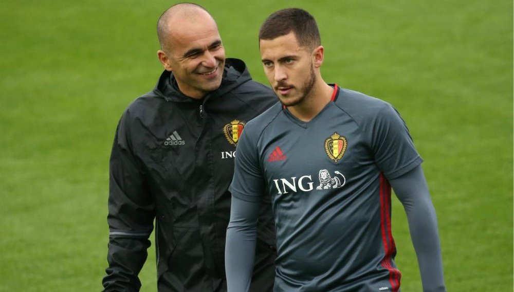 Martinez has hinted that Hazard's time to leave Chelsea is now. Goal