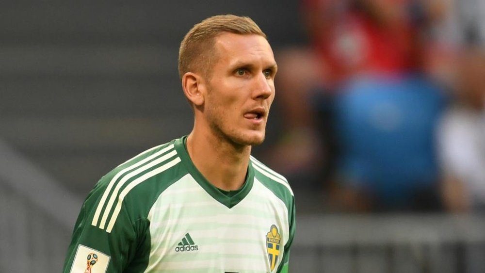 Swedish international Robin Olsen has signed for AS Roma. AFP