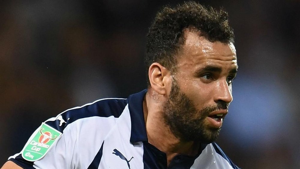Robson Kanu pictured for West Brom.