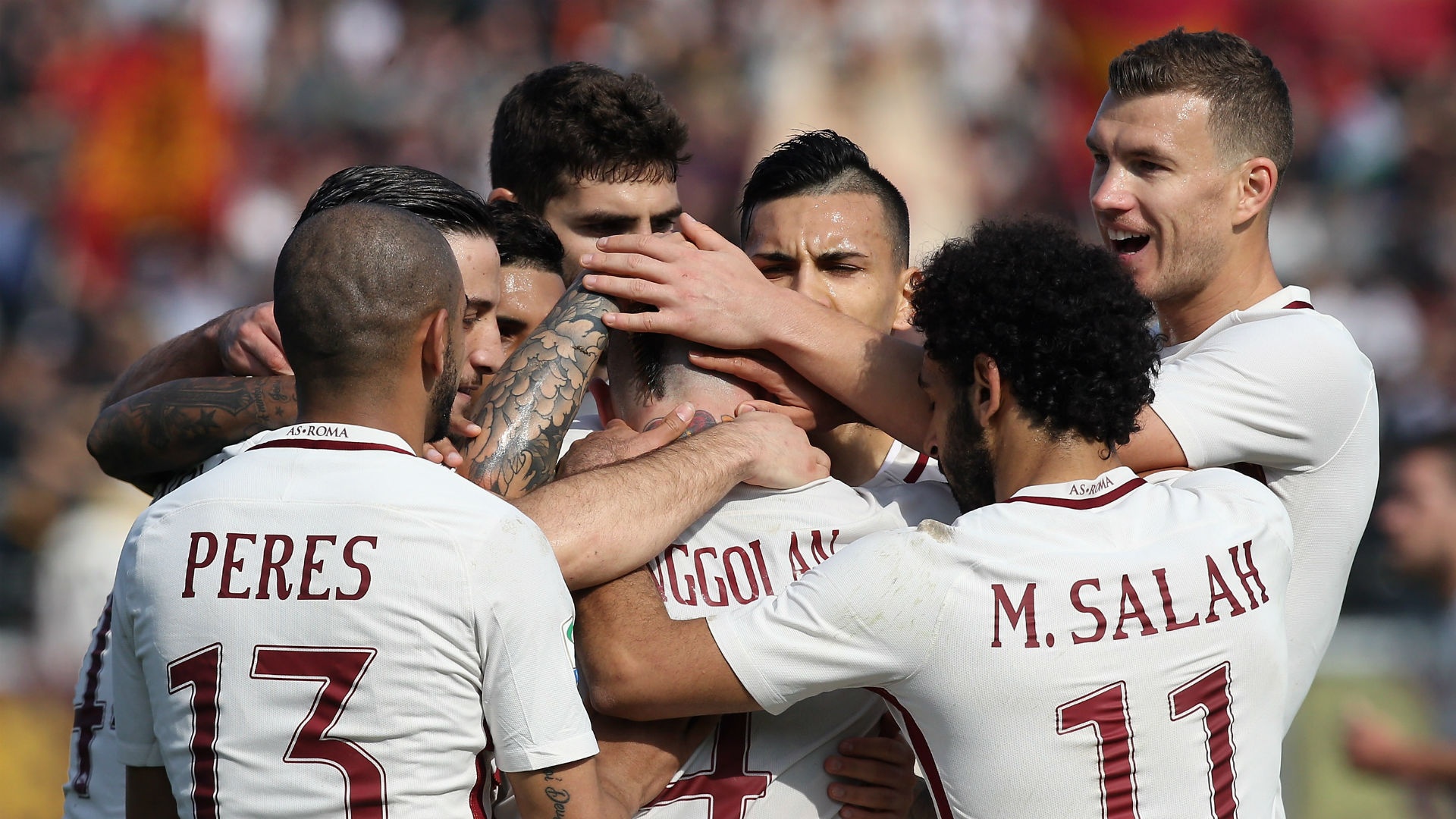 Nainggolan and Dzeko on target as Roma put the pressure on Juve