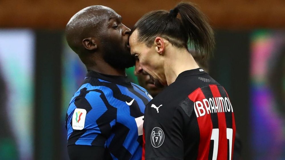 Ibrahimovic vs Lukaku, un clash qui profite à des associations caritatives. afp