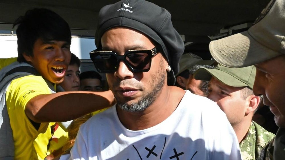 Ronaldinho has maintained his innocence. AFP