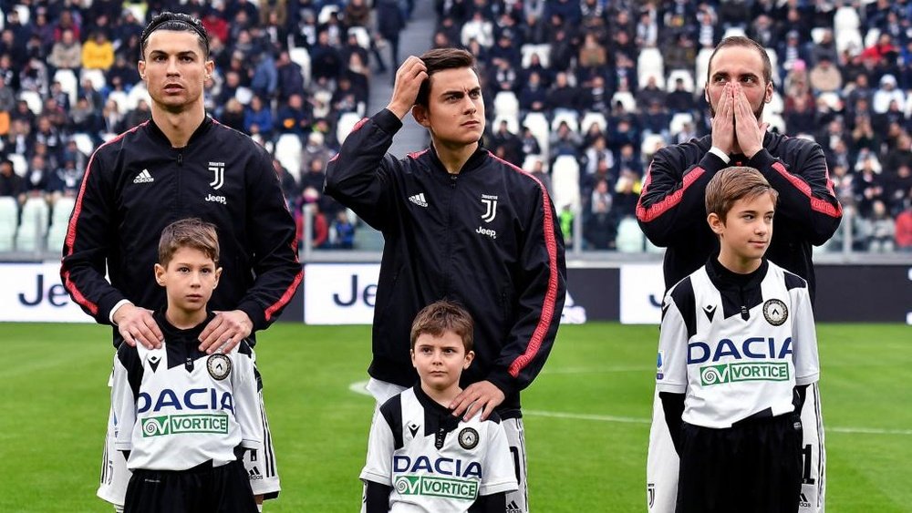 Ronaldo Dybala Higuain Juventus Udinese