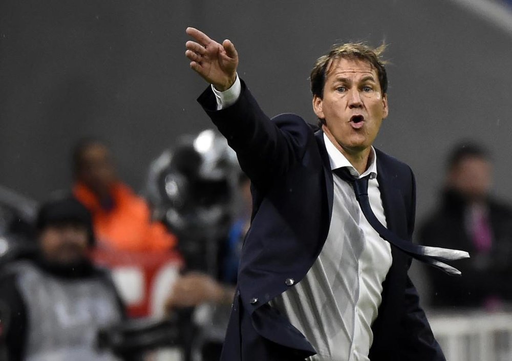 Rudi Garcia satisfait du match de ses hommes. AFP