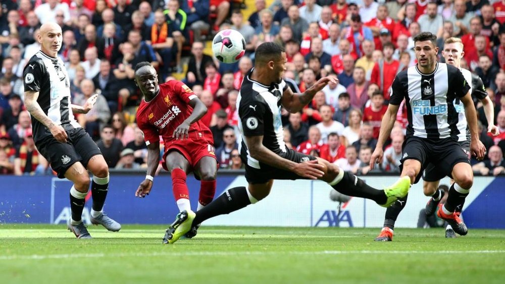 Mane and Salah were back in style against Newcastle at Anfield. GOAL