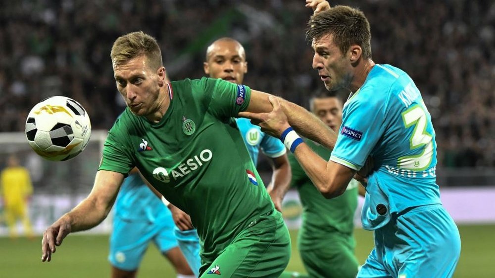 Saint-Etienne - Wolfsburg (1-1) - Les Verts pouvaient espérer mieux. AFP