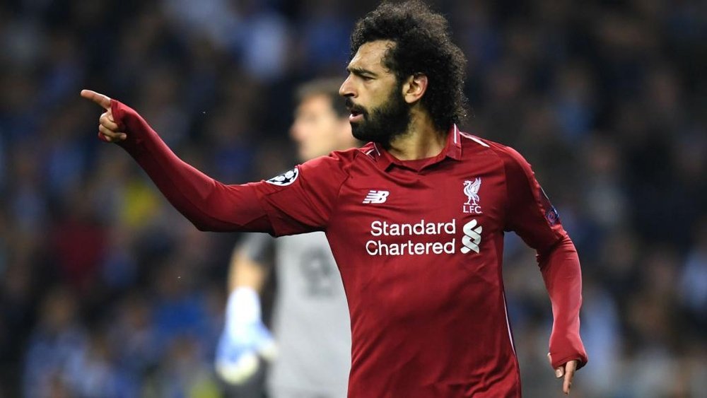Mo Salah scored against FC Porto in the comfortable victory. GOAL