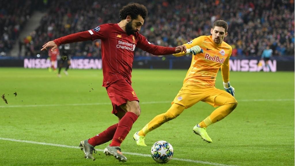 Klopp was impressed with Salah's stunning goal. GOAL