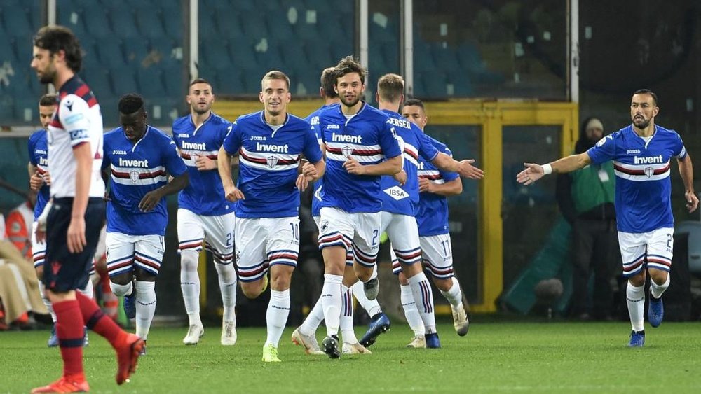 La Samp batte il Bologna. Goal