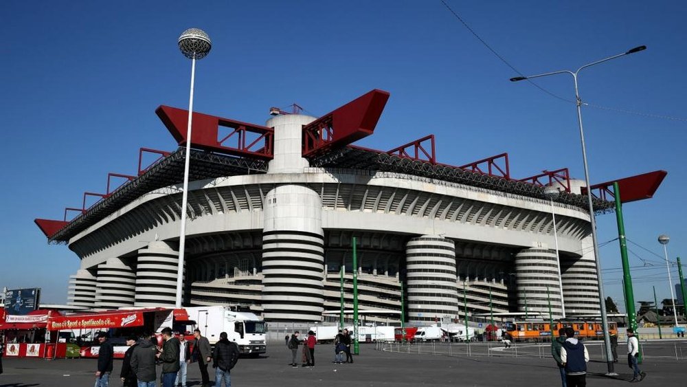 Inter v Ludogorets to be played behind closed doors at San Siro. AFP