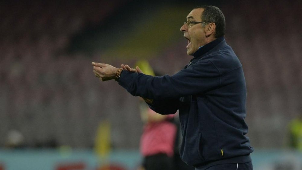 Sarri has hit out at the scheduling of Napoli's games. GOAL