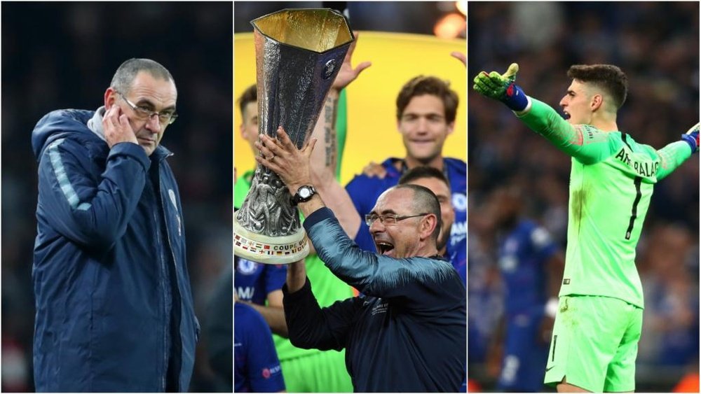 Sarri's season at Chelsea was very eventful to say the least. GOAL