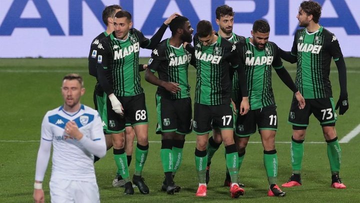 Sassuolo-Brescia 3-0: Caputo e Boga affossano le Rondinelle