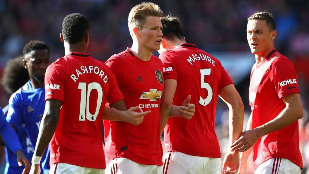 McTominay had a brilliant game for United v Leicester. GOAL