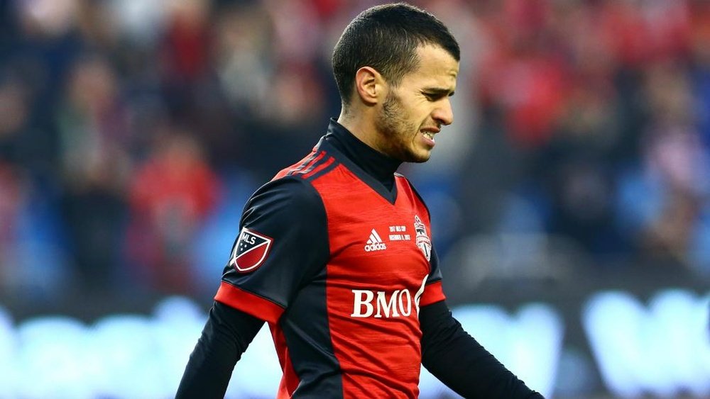 Giovinco was sent to an early bath. GOAL
