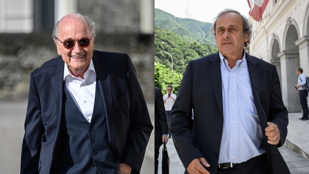 Blatter and Platini were charged with fraud and other offences. GOAL