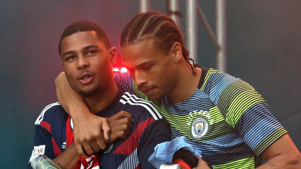 Gnabry wants his Germany teammate Sane to join Bayern. GOAL