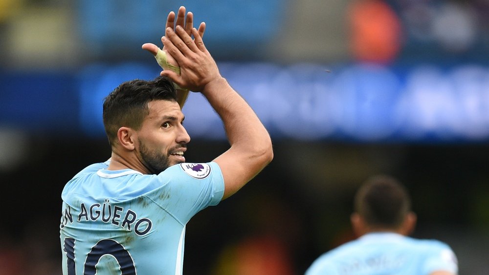 Sergio Agüero, Manchester City. GOAL