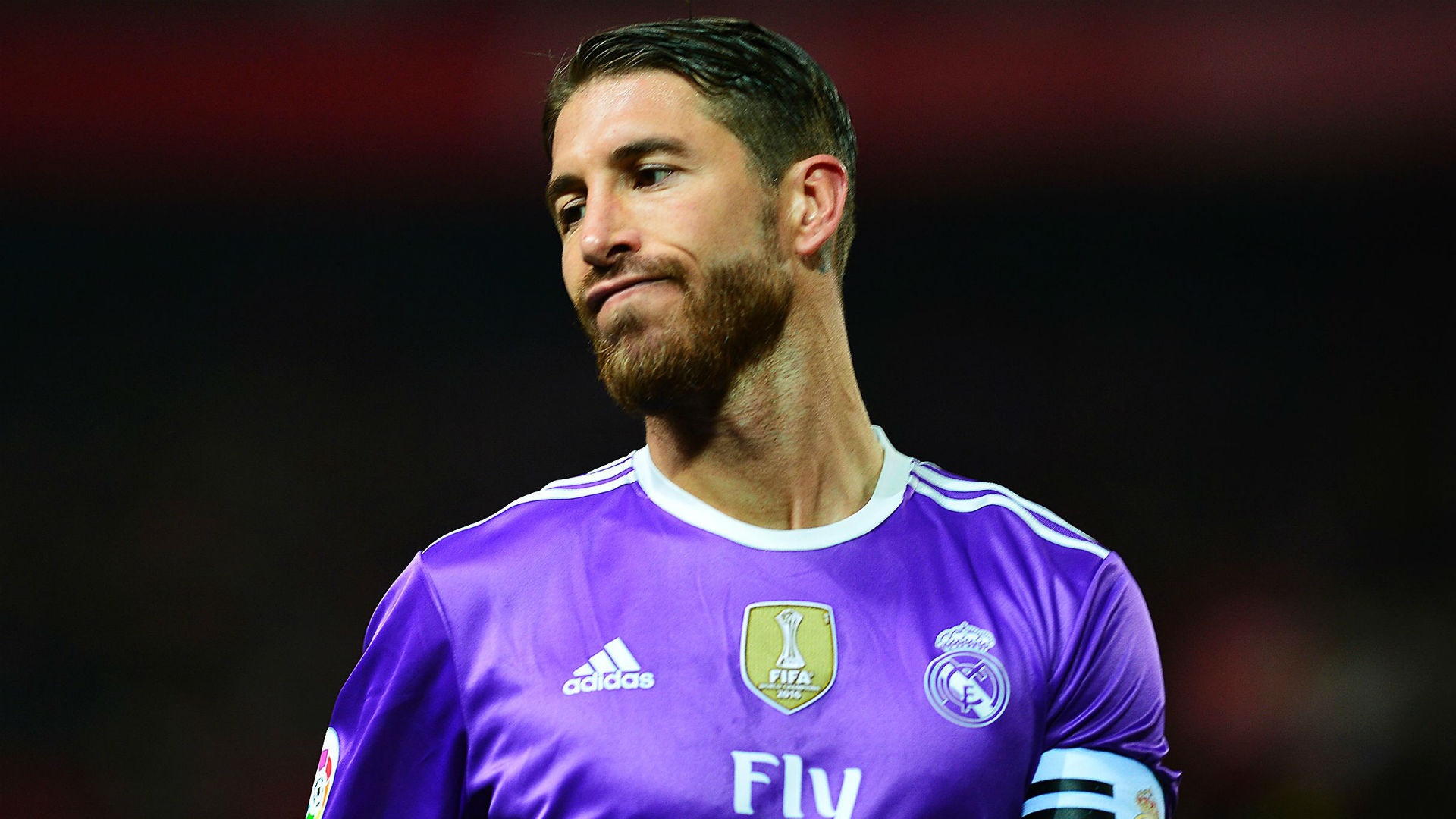 Sergio Ramos running. Goal