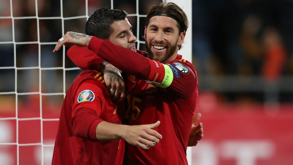 Spain thrashed Malta 7-0 as Sergio Ramos was honoured before kick-off. GOAL