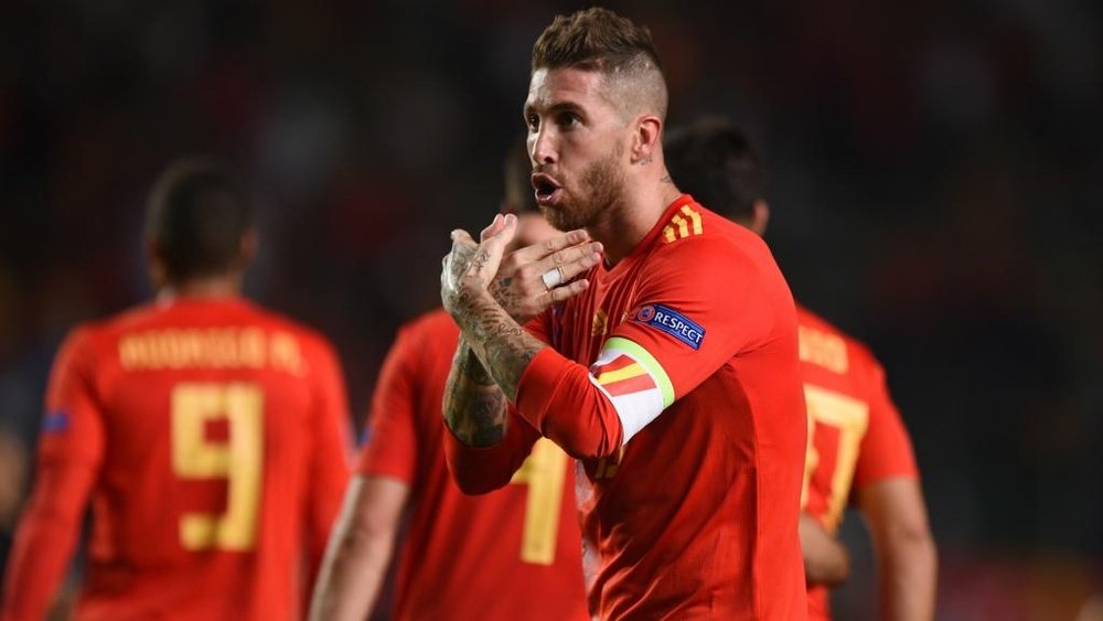 Spain captain Sergio Ramos is among several Real players in the Spain squad. GOAL