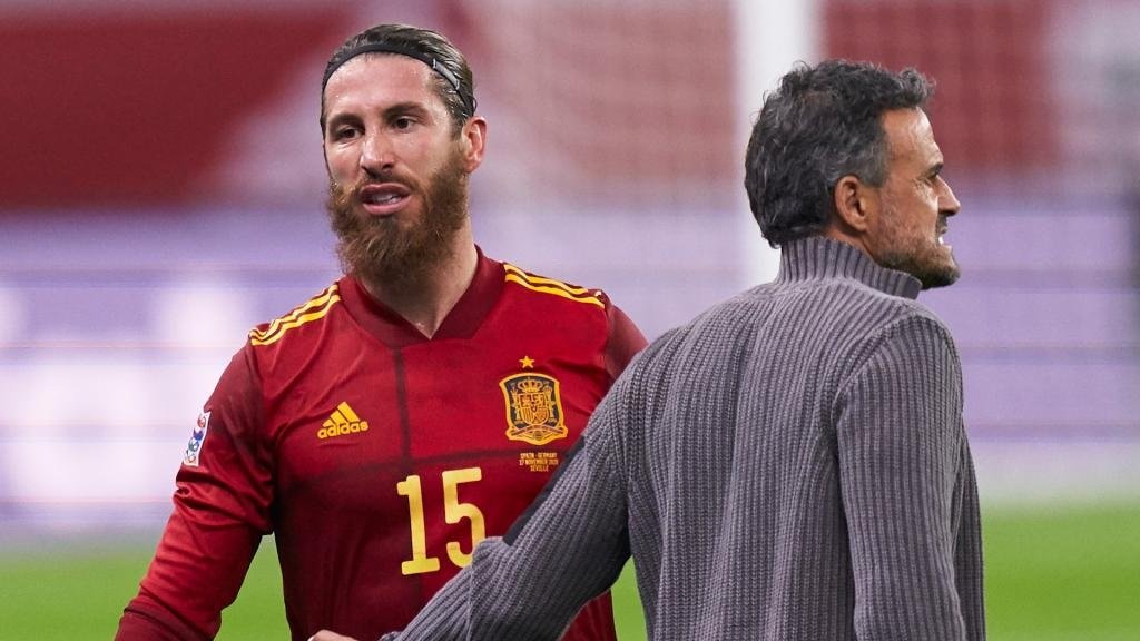 Sergio Ramos axe 'difficult and tough' but best for Spain, says Luis Enrique. AFP