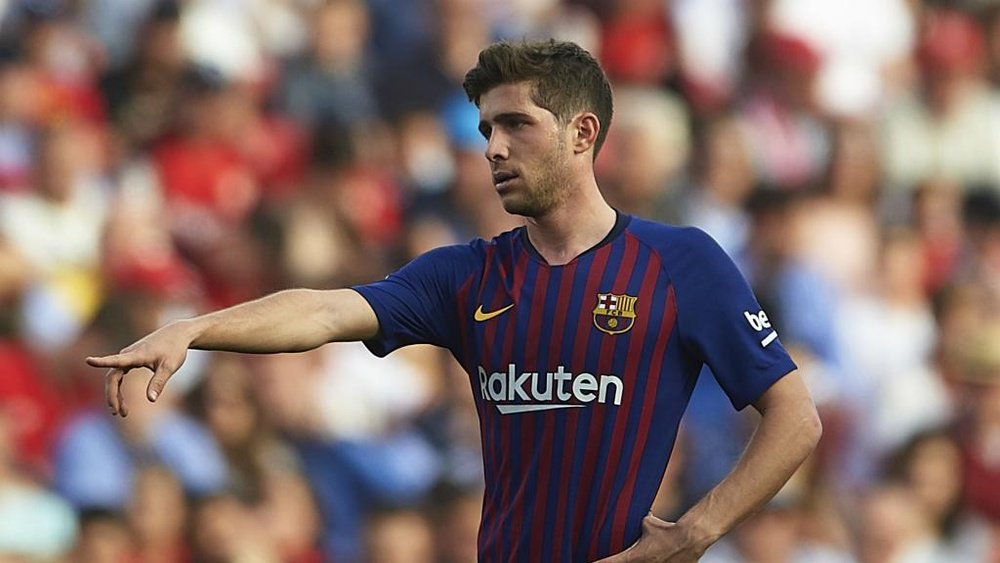 Sergi Roberto believes there's still a lot to play for. GOAL