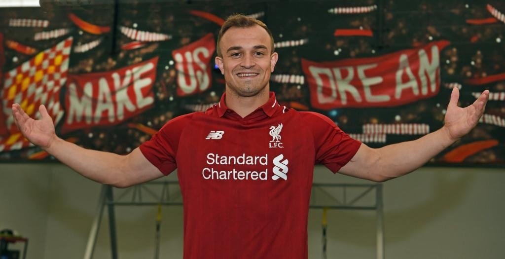 Liverpool, ufficiale l'arrivo di Shaqiri
