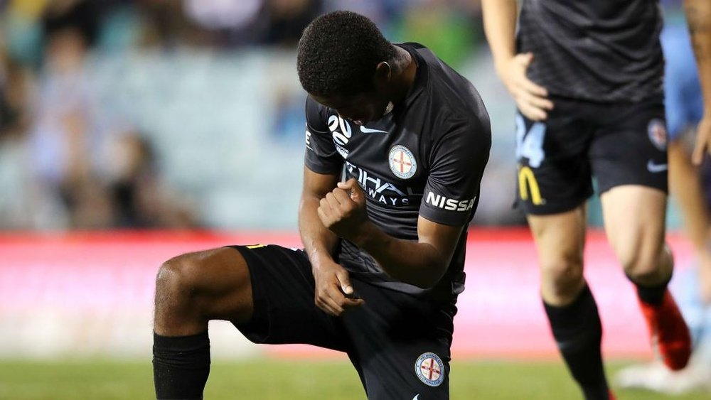 Shayon Harrison was the hero for Melbourne City. GOAL