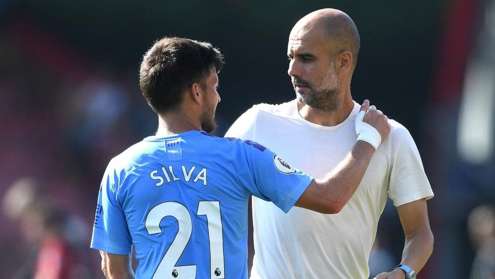 Guardiola lauds Silva as 'one of the best I've seen' after reaching Man City milestone. goal
