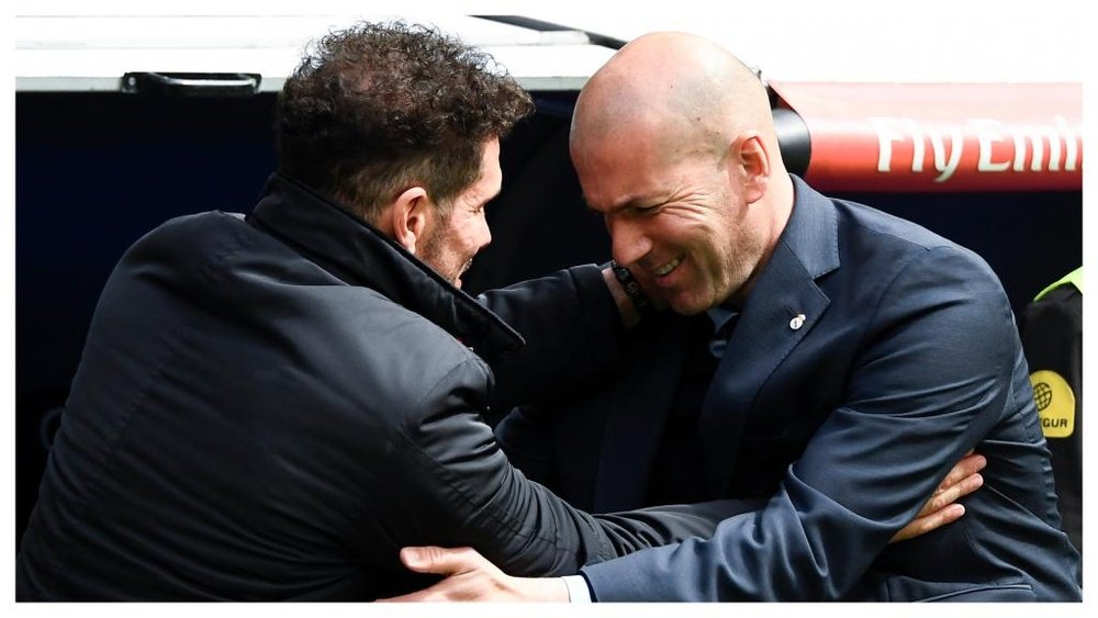 Zidane mais próximo de Simeone a cada jogo. GOAL