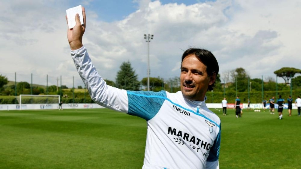 L'allenatore della Lazio Simone Inzaghi. Goal