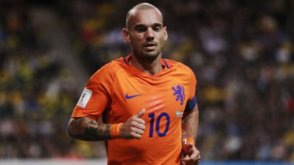Nice have been linked with Wesley Sneijder. GOAL