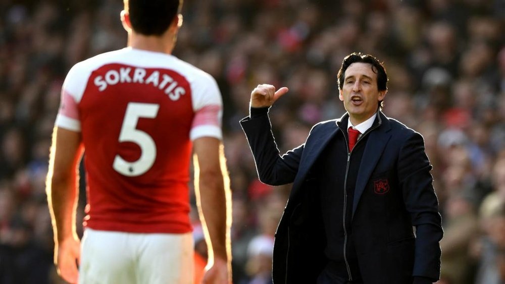 Sokratis praises Unai Emery. GOAL