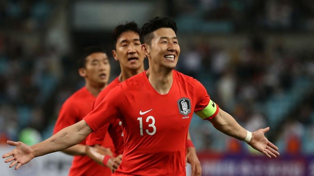 Tottenham striker is hoping to claim glory with country South Korea. GOAL
