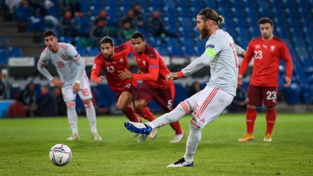 Spain rescued a draw. GOAL