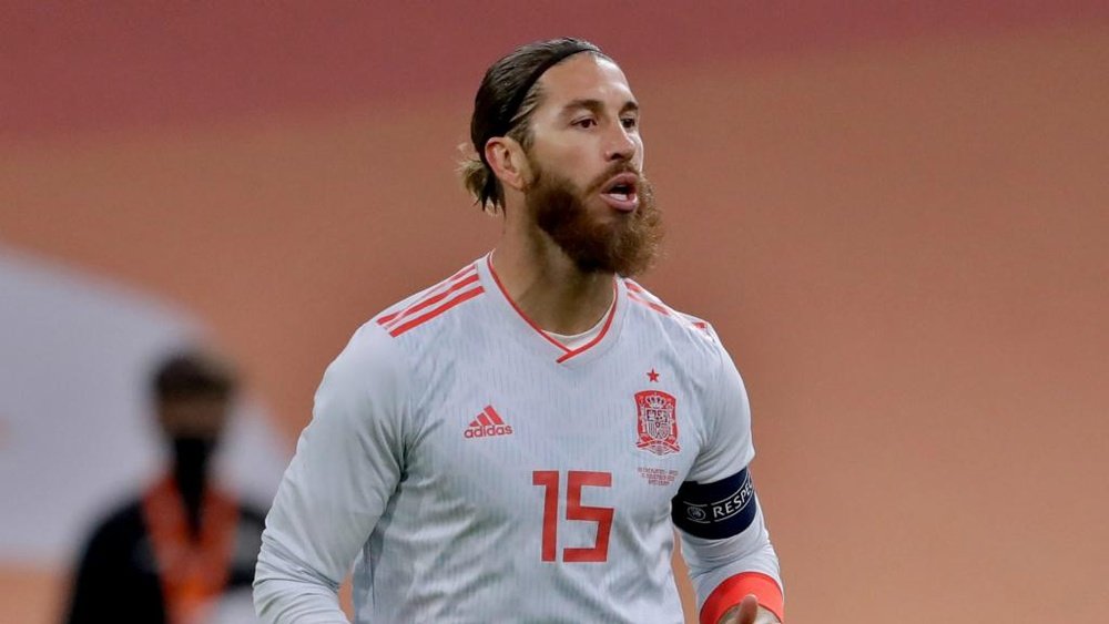 Spain defender Sergio Ramos has been linked with PSG. GOAL