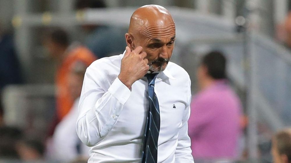 Spalletti was unhappy with the mistakes his side made in Sunday's game. GOAL