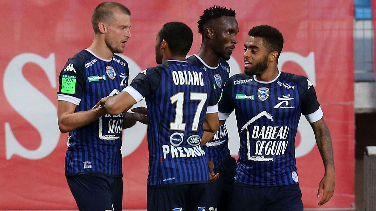 Le match entre Troyes et Lorient pour les barrages de Ligue 1. Goal